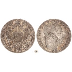 Ferenc József 1 florin 1867 B