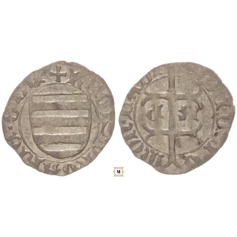 V. László 1453-57 denár K-P ÉH523