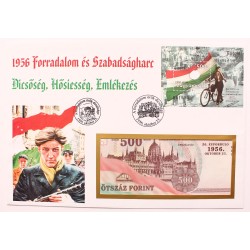 500 forint 2006 bankjegyes levél