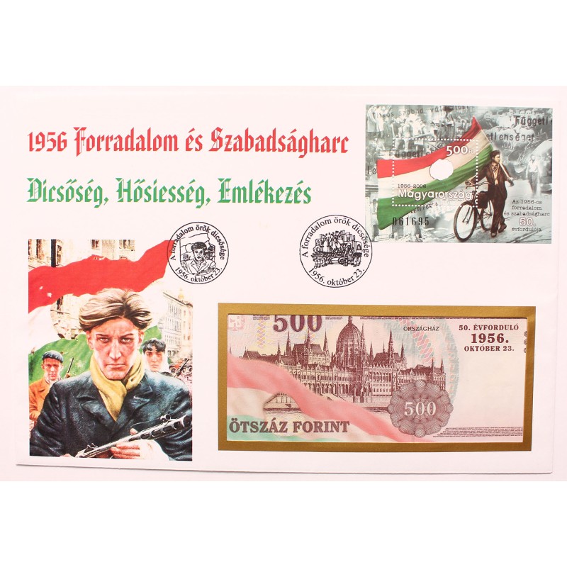 500 forint 2006 bankjegyes levél