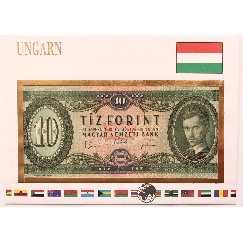10 forint 1969 borítékban