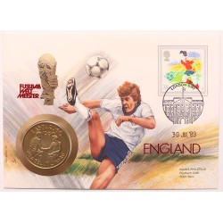 100 Ft 1989 - Labdarúgó Világbajnokság érmés boríték