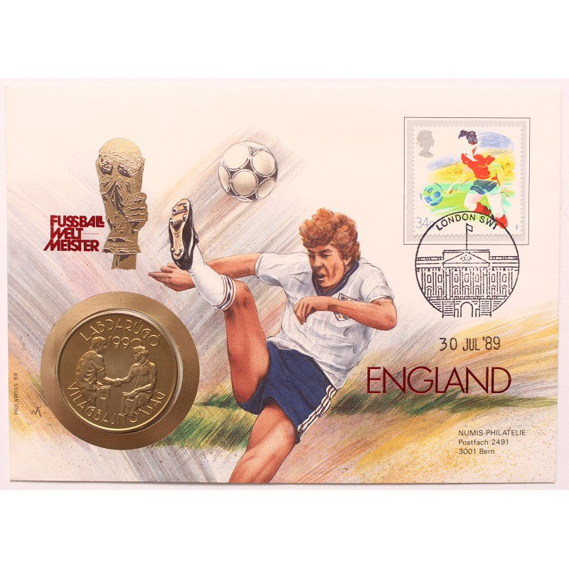 100 Ft 1989 - Labdarúgó Világbajnokság érmés boríték