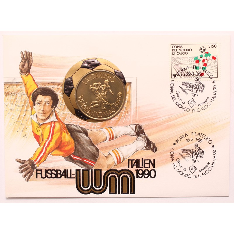 100 Ft 1990 - Labdarúgó Világbajnokság érmés boríték