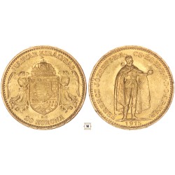 Ferenc József 20 korona 1915 KB
