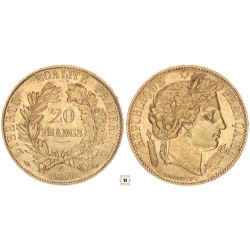 Franciaország 20 frank 1851 A