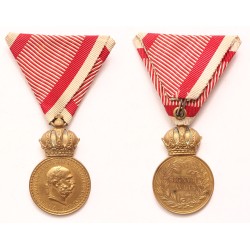 FJ bronz Signum Laudis hadiszalagon