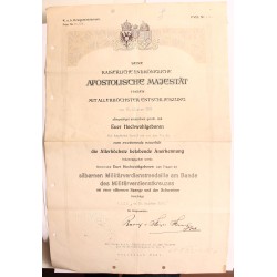 Friedrich Hora tartalékos főhadnagy papírjai /adományozók/