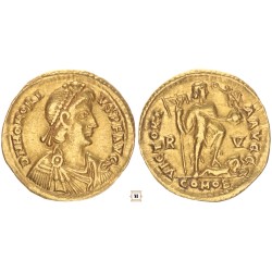 Honorius 393-423 solidus Ravenna