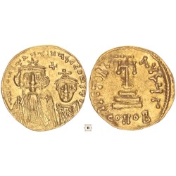Bizánc, II. Constans IV. Constantine 654-659 solidus Konstantinápoly