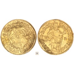 III. Károly dukát 1729 KB