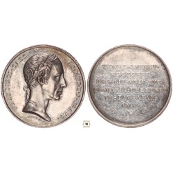 I. Ferenc Az egyetem budára helyezésének 50. évfordulójára ezüst érem 1830 R!