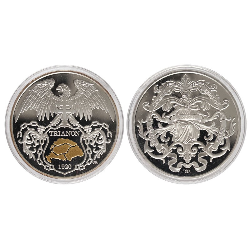 Trianon ezüst emlékérem 5 uncia