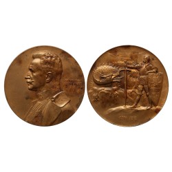 Conrad von Hötzendorf vezérkari főnök 1914-1915 bronz érem