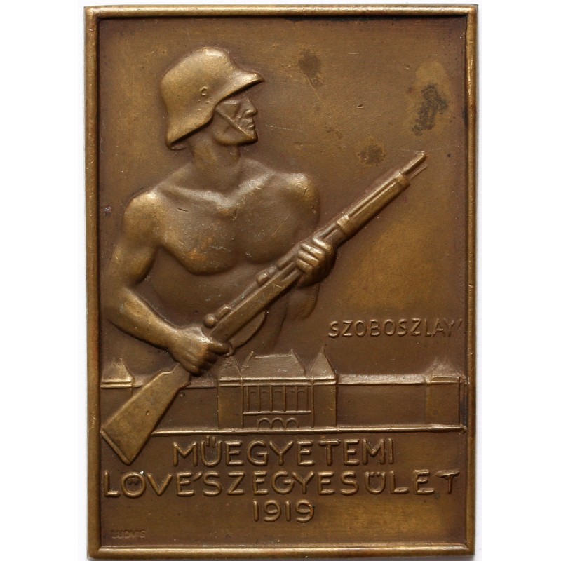 Műegyetem Lövész Egyesület 1919 díjérem