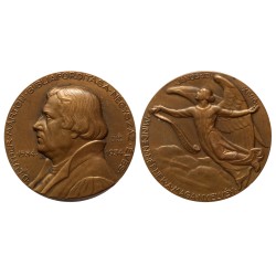 Luther Márton bibliafordítása 400 éves bronz érem 1934