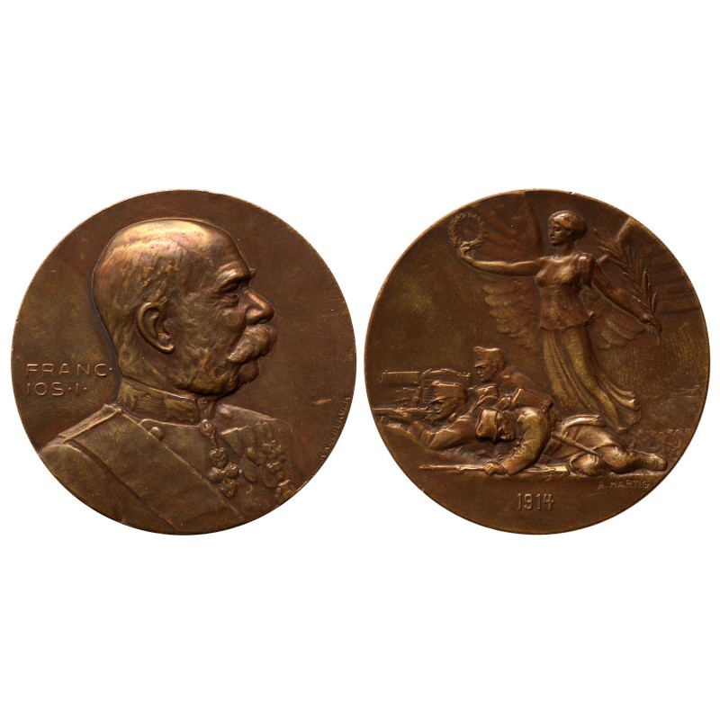 Ferenc József hadsegélyező hivatal háborús érem 1914