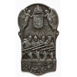In memoriam 1914-1918 jelvény - Orsz. Hadsegélyező bizottság jelvény osztálya