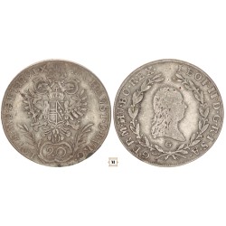 II. Lipót 20 krajcár 1791 G Nagybánya