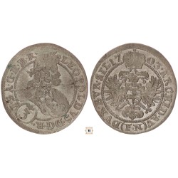 I. Lipót 3 krajcár 1703 FN Oppeln