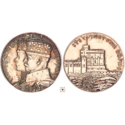 Nagy-Britannia, V. György jubileumi 50 éves uralkodás ezüst érem 1910-1935