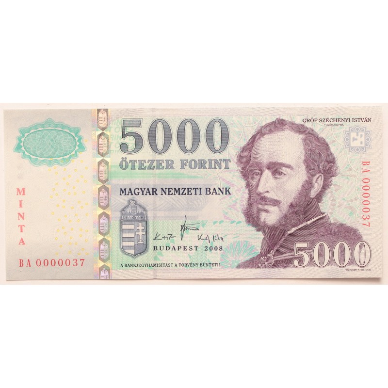 5000 forint 2008 BA MINTA