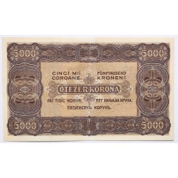 5000 korona 1923 Magyar Pénzjegynyomda