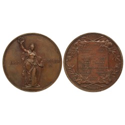 Aradi vértanúk emlékérem 1890 A. Scharff