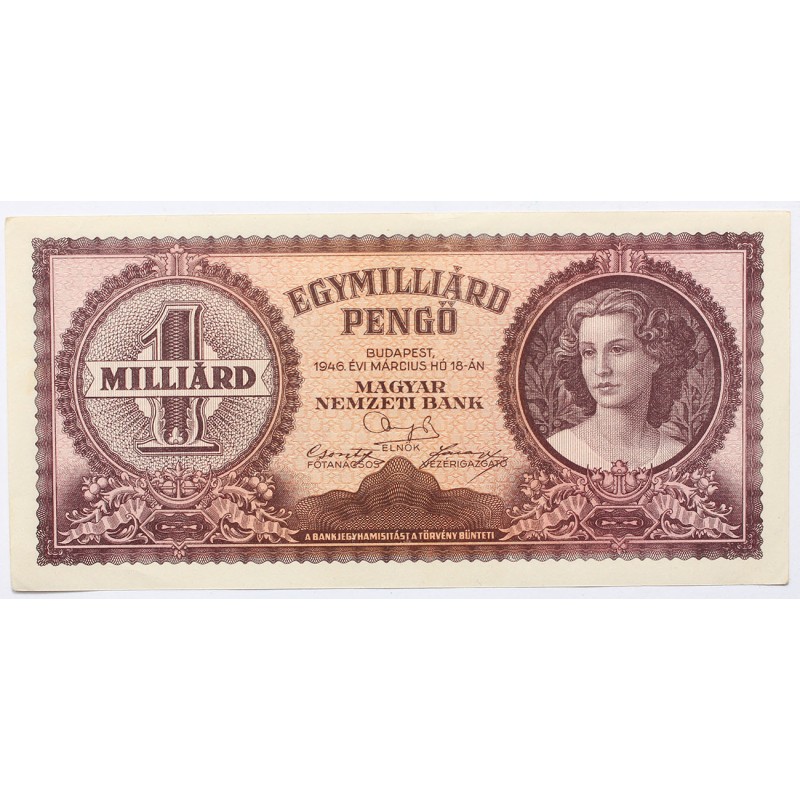 Egymilliárd pengő 1946
