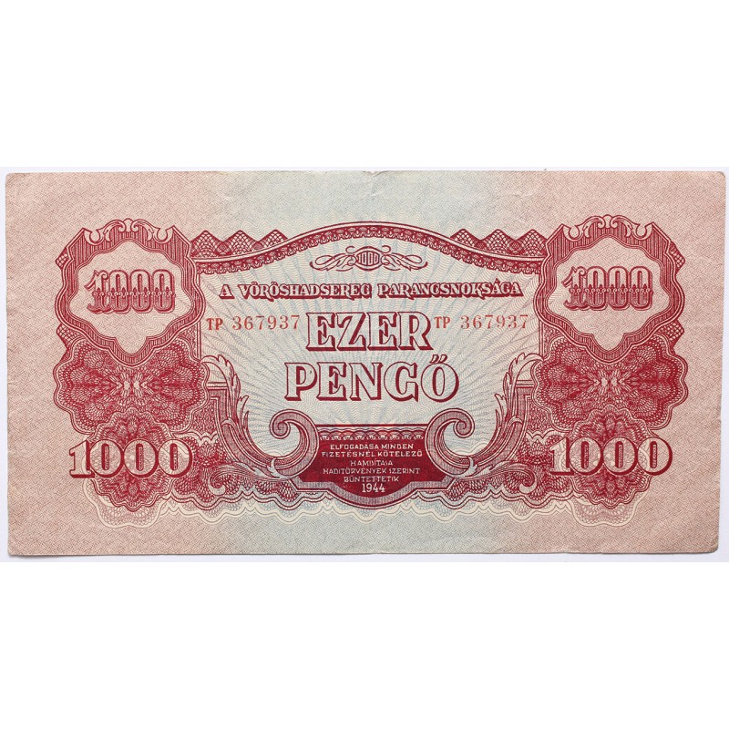 Vörös Hadsereg 1000 pengő 1944