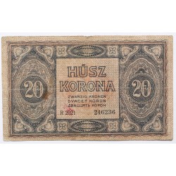 20 korona 1919. augusztus 9.