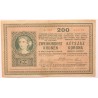 200 korona 1918 sima hátlap