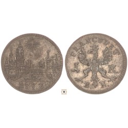 Németország, Frankfurt 1 krajcár 1773