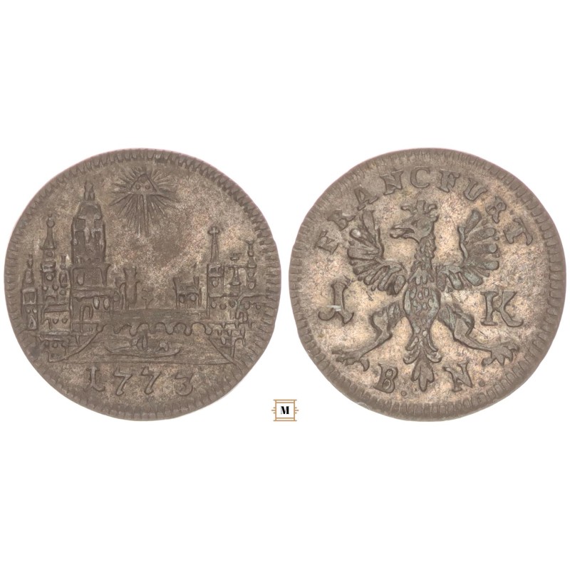 Németország, Frankfurt 1 krajcár 1773