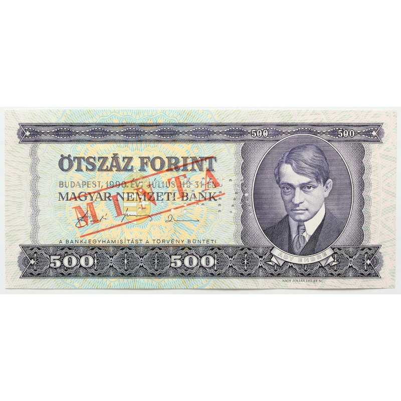 500 forint 1990 MINTA