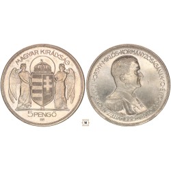 Horthy 5 pengő 1930 BP UP ARTEX