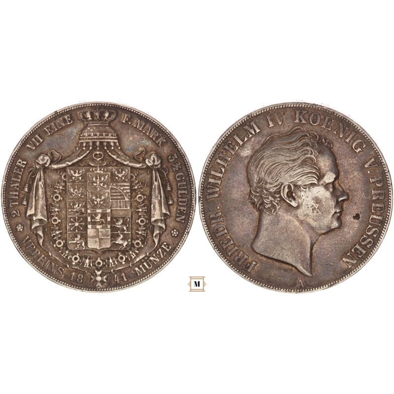 Poroszország 2 gulden 3 1/2 taler 1841