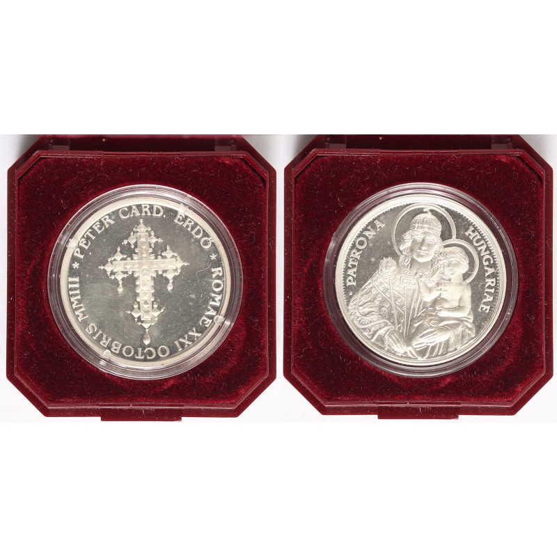 Erdő Péter bíboros ezüst emlékérem