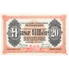 Hadifogolytábor Nezsider 20 fillér 1916 MS változat