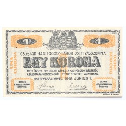 Hadifogolytábor Ostffyasszonyfa 1 korona 1916