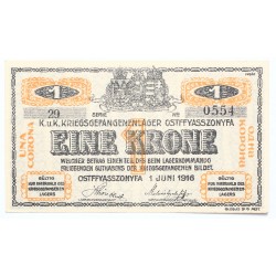 Hadifogolytábor Ostffyasszonyfa 1 korona 1916