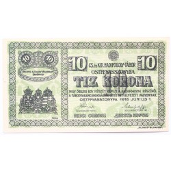 Hadifogolytábor Ostffyasszonyfa 10 korona 1916