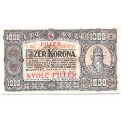 1000 korona 8 fillér 1923