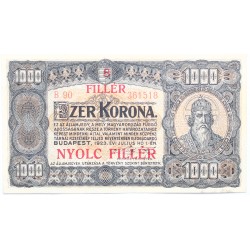 1000 korona 8 fillér 1923
