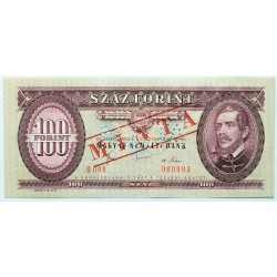 100 forint 1980 MINTA