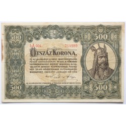 500 korona 1920