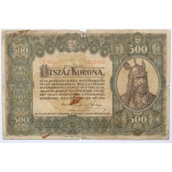 500 korona 1920