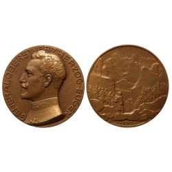 Jenő Főherceg vezérezredes 1915 bronz érem
