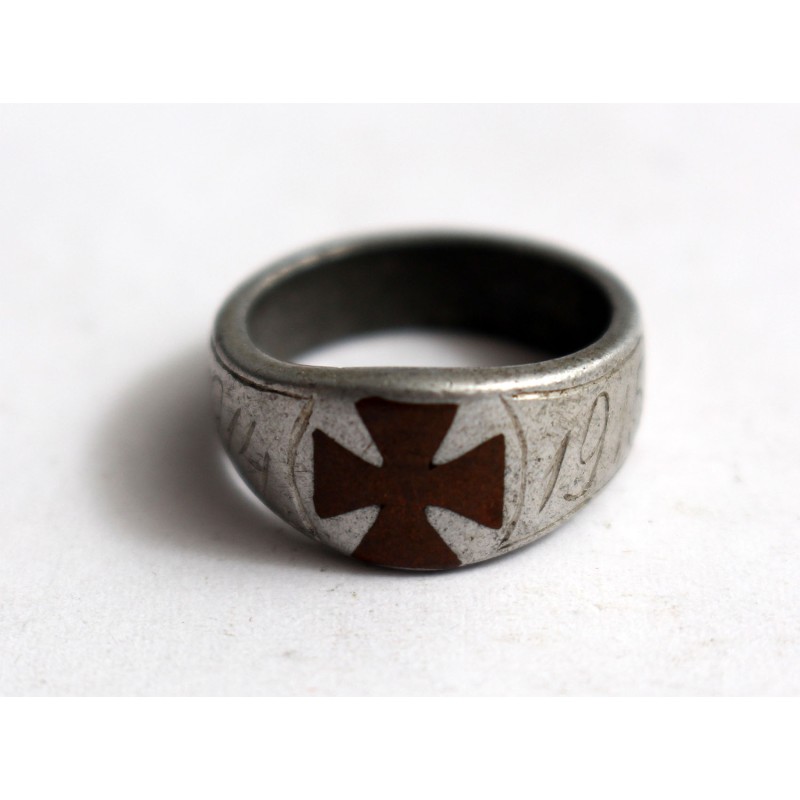 I. Vh. patrióta gyűrű, vörös vaskereszt 1914 - 1915