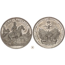 Radetzky Marsall Olaszországi győzelmei emlékére érem 1848